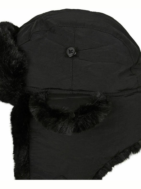 TB3870 Ανδρικός Earflap Σκούφος σε Μαύρο χρώμα