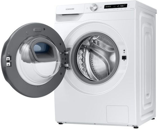 Samsung Πλυντήριο Ρούχων 9kg με Τεχνολογία Ατμού 1400 Στροφών Ecobubble WW90T554DAW/S7