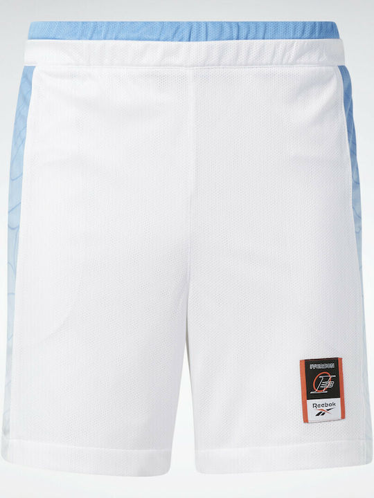 Iverson Basketball Αθλητική Ανδρική Βερμούδα White / Essential Blue