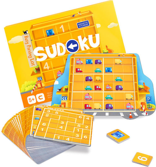 Επιτραπέζιο Παιχνίδι Μαγνητικό Sudoku Γκαραζ Parking 5+ Ετών (EN) Toi World