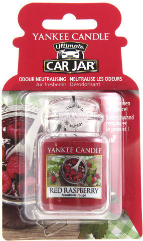 Yankee Candle Αρωματική Καρτέλα Κρεμαστή Αυτοκινήτου Car Jar Ultimate Red Raspberry