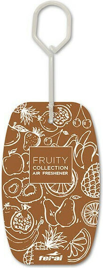 Feral Car Air Freshener Tab Pendand Fruity Collection Coconut