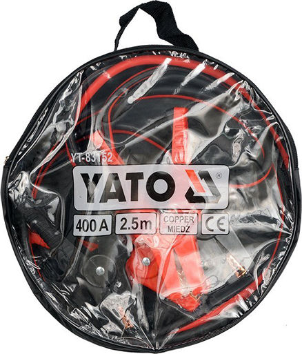 Yato Καλώδια Εκκίνησης Μπαταρίας Αυτοκινήτου 200A 2.5m