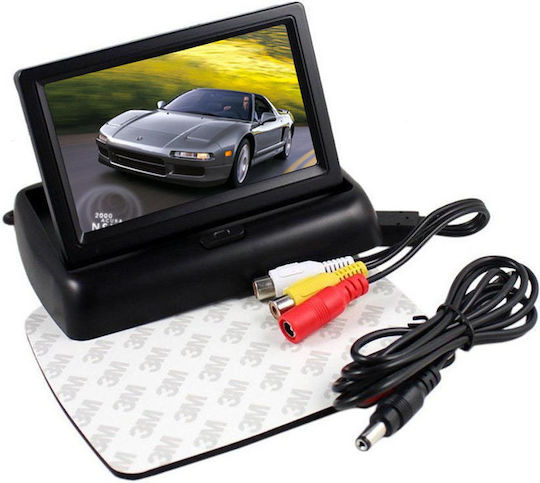 4.3" Car Screen Αναδιπλούμενη for Dashboard Universal
