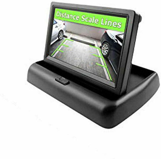 4.3" Car Screen Αναδιπλούμενη for Dashboard Universal