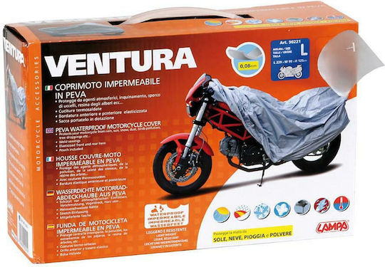 Lampa Waterproof Motorcycle Cover Ventura Large L229xW125xH125cm