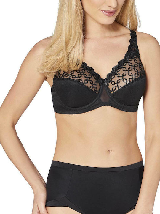 Letizia Bra without Padding Underwire Black