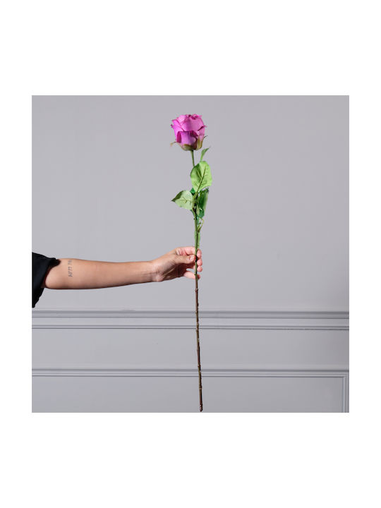 Supergreens Artificial Decorative Branch Rose Purple 68cm 1pcs