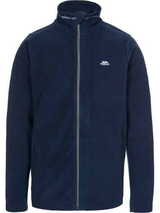 Tadwick MAFLMFTR0001 Men's Fleece Cardigan Navy Blue