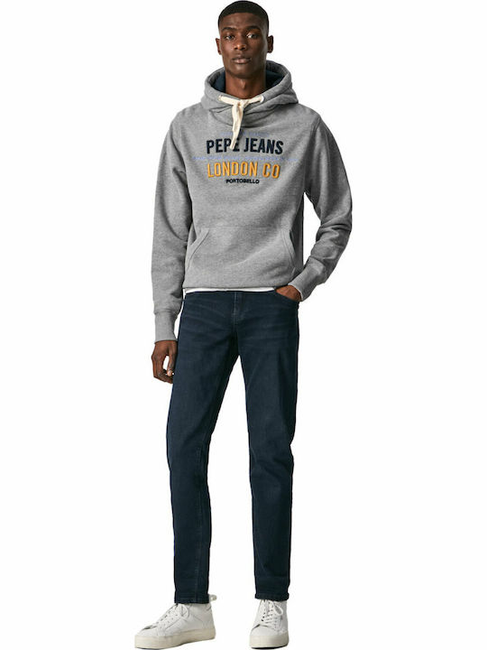Neville Sweatshirt with Hood Gray