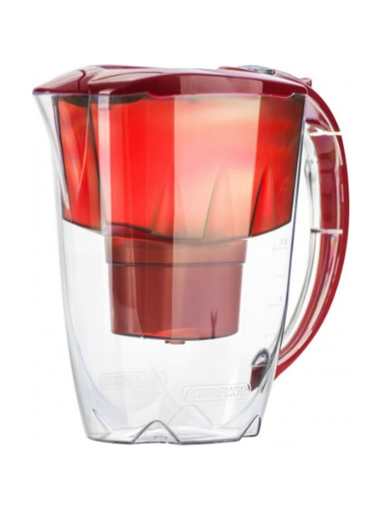 Aquaphor Amethyst Plastic Jug Red with Filter 2800ml