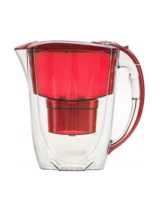 Aquaphor Amethyst Plastic Jug Red with Filter 2800ml