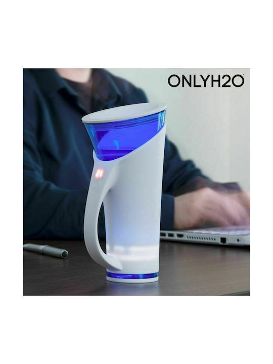 Only H2O Smart Cup Plastic Jug White with Filter 400ml