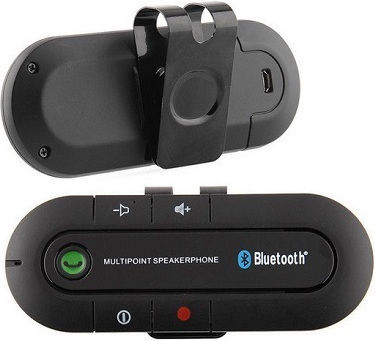 Bluetooth Αυτοκινήτου Texton για το Αλεξήλιο (Multipoint / με USB θύρα Φόρτισης)