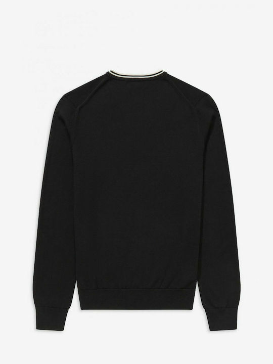 Langarm-Pullover Schwarz