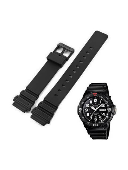 Casio Rubber Strap Black 18mm Casio Rubber Strap Black 18mm