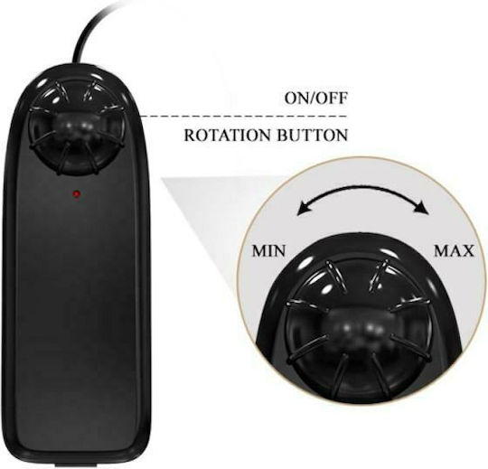 Baile Max Multi-Speed Rotation Ρεαλιστικός Δονητής Flesh 17cm Flesh