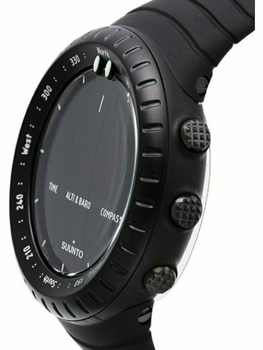 Suunto Core Дигитален Мъжки Часовник 49мм Хронограф На Батерия С Черна Каучукова Каишка
