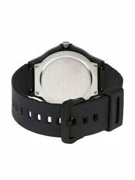 Casio Men's Watch 43.6mm Battery with Black Rubber Strap