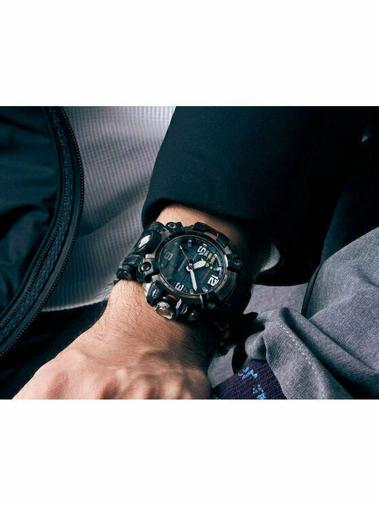 Casio G-Shock Mudmaster Ρολόι Solar με Καουτσούκ Λουράκι