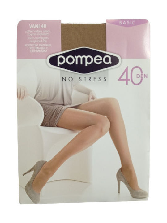 Pompea Vani Women's Pantyhose 40 Den Claro