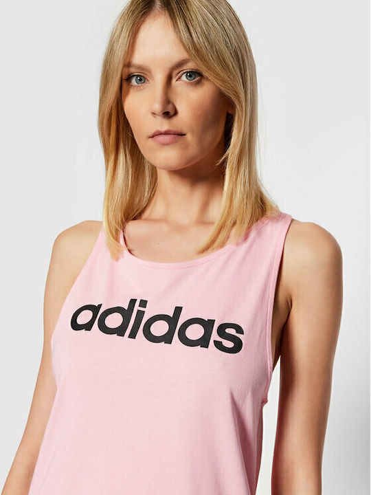 Essentials Bluza Damă Bumbac Fără Mâneci Roz Deschis