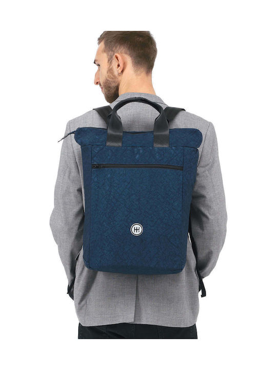 Airpaq Basiq Fabric Backpack Waterproof Navy Blue 19lt