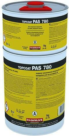 Isomat Topcoat-PAS 780 Epoxy Sealing Polyurethan 2-Komponenten 1kg Weiß