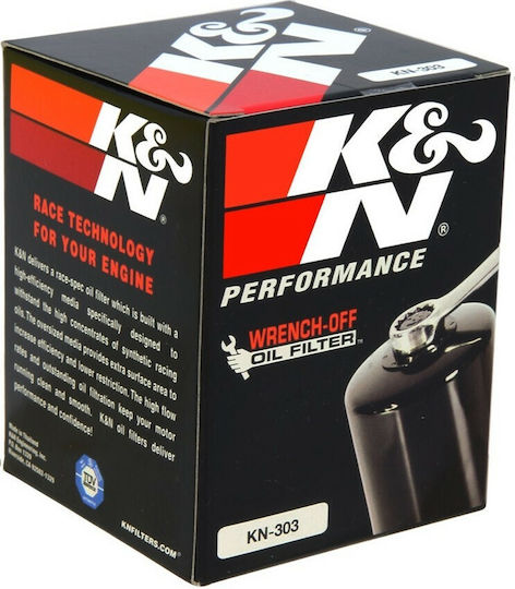 K&N Motorcycle Oil Filter για HONDA/AFRICA/KAWASAKI/YAMAHA for Kawasaki Versys 650 KN303