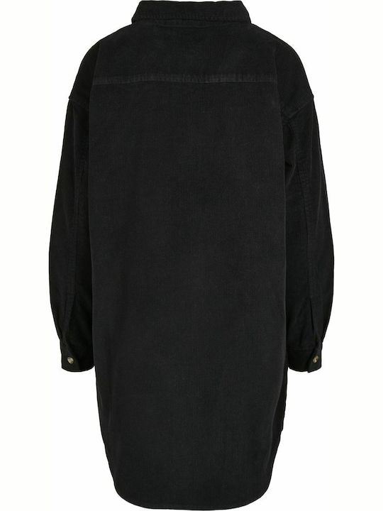 Дамско Черен Overshirt