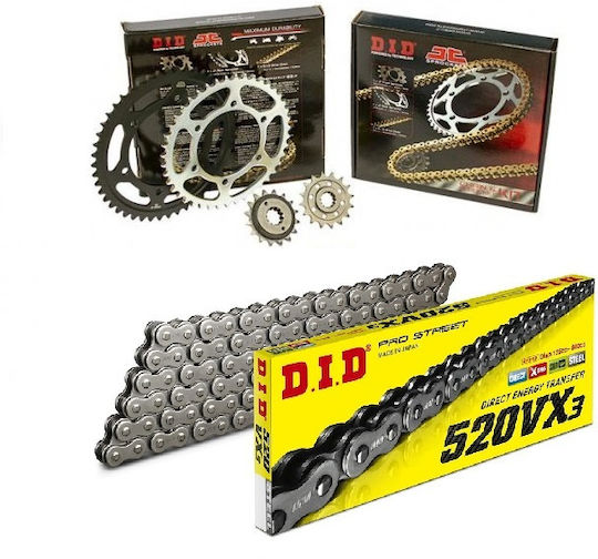 DID Chain & Sprocket Kit (14-42-520VX) for Kawasaki EX 300 2013