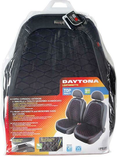 Lampa Car Seat Back Set 2pcs Polyester Daytona Black