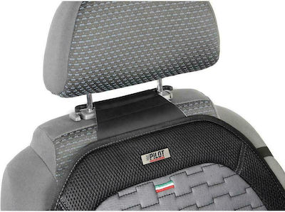 Lampa Polyester Single Seat Cover 2pcs Monza Gray