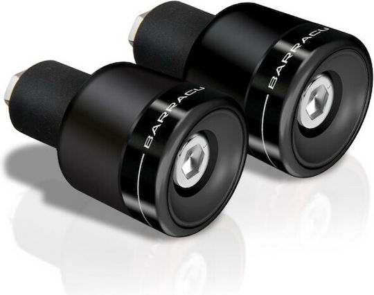 Barracuda Motorcycle Handlebar Counterweights B-Lux in Black Colour