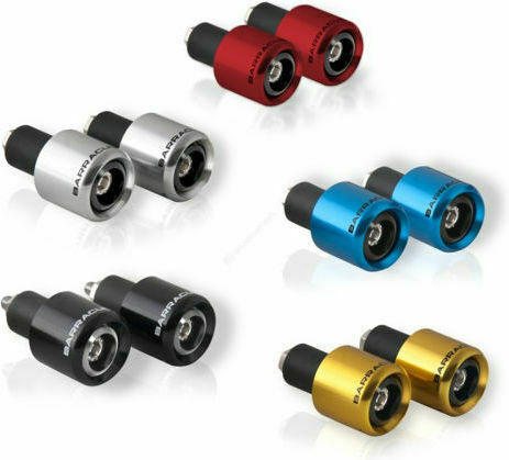 Barracuda Motorcycle Handlebar Counterweights Racing in Red Colour