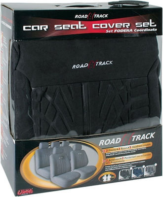 Lampa Polyester Covers Set 9pcs Road Track Gray