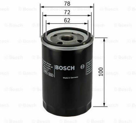 Bosch Car Oil Filter for Alfa Romeo Φίλτρο Λαδιού Αυτοκινήτου για Alfa Romeo/Fiat/Peugeot/Lancia
