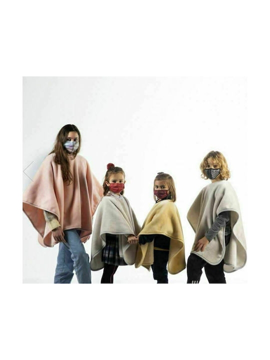 Piel SA Одеяло Велур Poncho Бяло 80x110cm