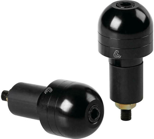 Lampa Contragreutăți pentru ghidon cu diametru intern de 17-23mm în culoarea Negru