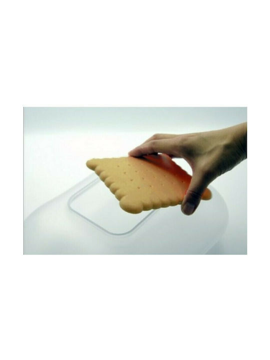 Alessi Plastic Cookie Jar Transparent 28x22x11cm