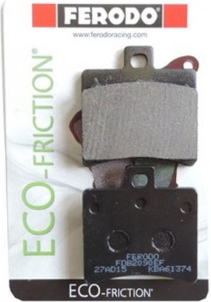 Ferodo Motorcycle Brake Pads Rear Organic Brake Pads for Aprilia Scarabeo for Aprilia Atlantic 125 / Scarabeo / Sportcity 125 / Sportcity 250 / Atlantic 200 / Atlantic 300 / Atlantic 400 / Atlantic 500 Keeway Cityblade Lifan CITY 125 Vespa 125 GT