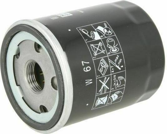 Mann Filter W 67 Φίλτρο Λαδιού Αυτοκινήτου για Smart Forfour/Mitsubishi Colt-Lancer