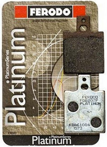 Ferodo Τακάκια Μοτοσυκλέτας Πίσω Platinum Τακάκια Πίσω Gilera Nexus 500/Piaggio Beverly 500 για Aprilia RSV4 / RSV 1000 / Tuono / Caponord Ducati Multistrada / Hypermotard / Cruiser Gilera Nexus Keeway Cruiser Piaggio Beverly 500 / Beverly 400
