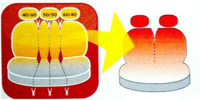 Lampa Σετ Καλύμματα Αυτοκινήτου 9τμχ Πολυεστερικά High-Gear Μπλε