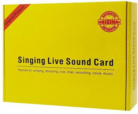 Bakeey V8-CONT Εξωτερική Επαγγελματική Κάρτα Ήχου με Σύνδεση USB, 3.5mm