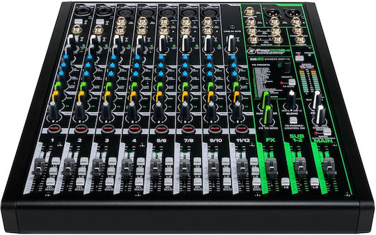 Mackie ProFX12v3 Αναλογική Κονσόλα 12 Καναλιών με Phantom Power & 7 Εισόδους XLR