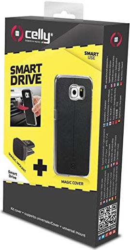 Celly Smart Drive Car Mobile Mount with Magnet Black