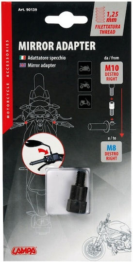 Lampa Адаптер за мотоциклет 1бр Черен