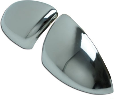 Omtec Exterior Mirror Covers Καπάκια Καθρεπτών Χρωμίου Μεταλλικά 2τμχ Opel Corsa D HB 5D/3D 2006-2015/Corsa E HB 5D 2015 /OM