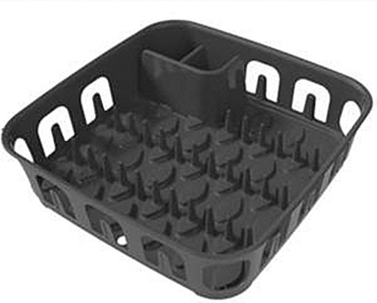 Curver Essentials Geschirrabtropfer Kunststoff Graues 39x39x10cm